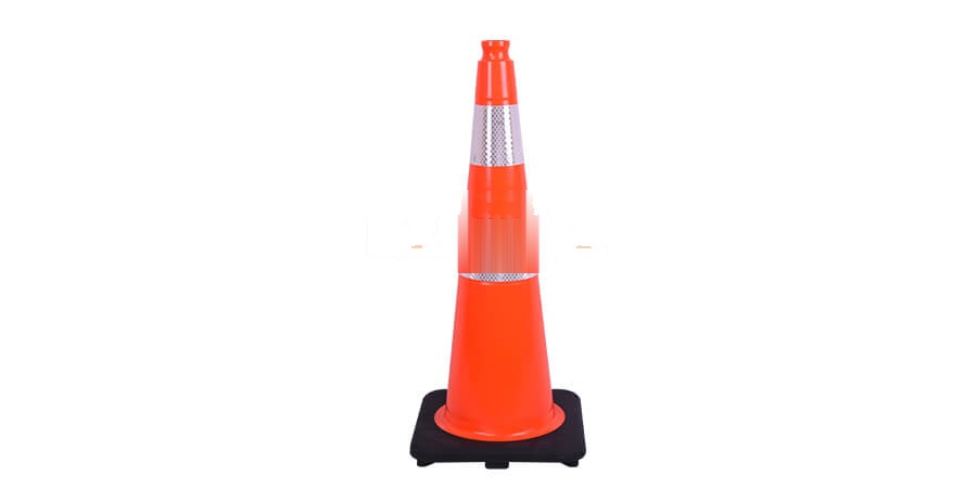 28” Slim Body PVC Traffic Cone