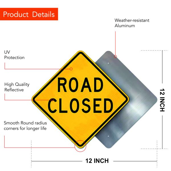 Road Close Sign - Image 2