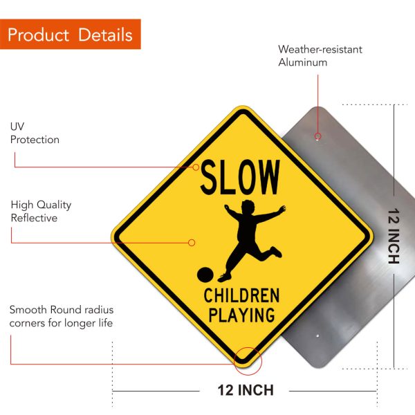 Slow Children Playing Sign - Image 2