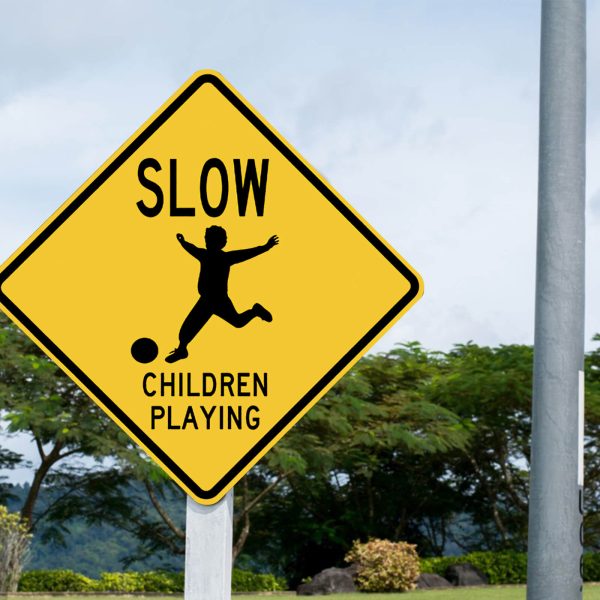 Slow Children Playing Sign - Image 4
