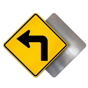 Turn Left Sign