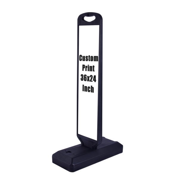 Pedestrian Crosswalk Sign  with Heavy Wate Filled Base 2Sets - Image 6